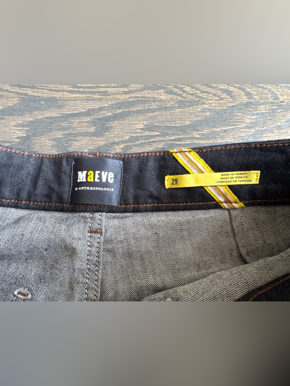 Maeve Colette High-Rise Wide-Leg Full-Length Jeans Size 29 $148 Anthropologie - Picture 7 of 10